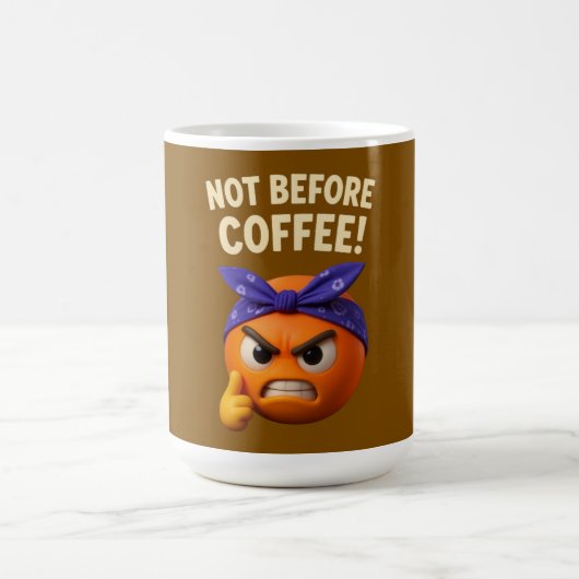 Geen koffie ervoor  koffiemok (Center)