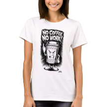 Geen koffie, geen werk: Angry Coffee Cup Design