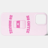 Geen koffie met geen flauwekul Case-Mate iPhone case (Achterkant (horizontaal))