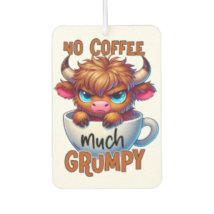 Geen koffie veel chagrijnig  luchtverfrisser