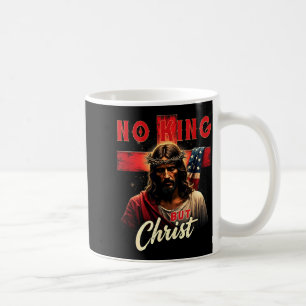 Geen Koning Behalve Christus Kruis Patriottisch Ch Koffiemok