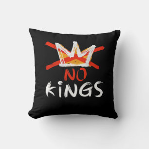 Geen Koning Grappige Citaten Retro Creatieve Stijl Kussen