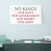 GEEN KONINGEN AANPAK PROTEST SPANDOEK (Beurs)