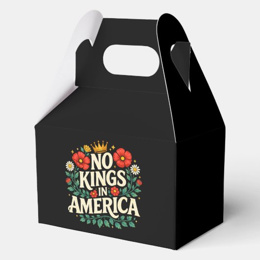 Geen Koningen Amerika Bedankdoosjes (Voorkant)