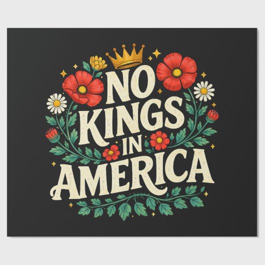 Geen Koningen Amerika Cadeaupapier (Vlak)