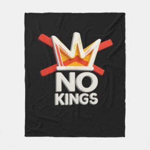 Geen Koningen Anti Minimaal Schoon Design Fleece Deken