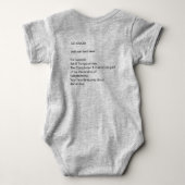 GEEN KONINGEN! Anti-Trump Baby Romper (Achterkant)
