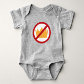 GEEN KONINGEN! Anti-Trump Baby Romper (Voorkant)