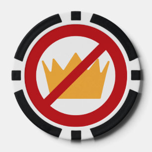 GEEN KONINGEN! anti-Trump Poker Chips