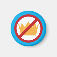 GEEN KONINGEN! Anti-Trump Pro-democratie Blauw