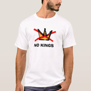 GEEN KONINGEN Anti-Trump Pro-democratie T-Shirt