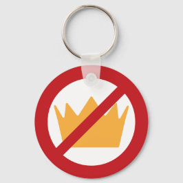 GEEN KONINGEN! anti-Trump Sleutelhanger