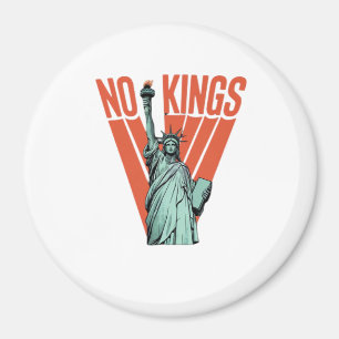 Geen Koningen Beeld Van Protest Amerikaanse Klas Magneet
