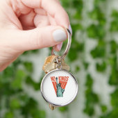 Geen Koningen Beeld Van Protest Amerikaanse Klas Sleutelhanger (Hand)