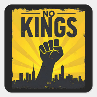 Geen Koningen (DC-editie) Vierkante Sticker