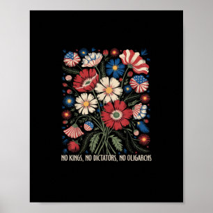 Geen Koningen Geen Dictators Geen Oligarchen In Am Poster