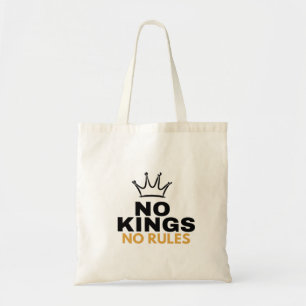 Geen Koningen Geen Regels Minimaal Kroon Grafisch Tote Bag