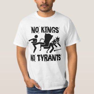 Geen koningen, geen tirannen t-shirt