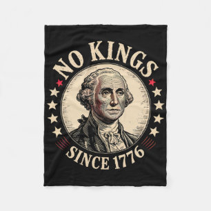 Geen koningen in Amerika 1776 Fleece Deken