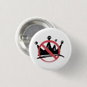 Geen koningen in Amerika 2025 4 juli Ronde Button 3,2 Cm (Voorkant /achterkant)