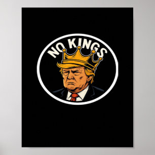 Geen Koningen In Amerika Anti Donald Geen Koningen Poster