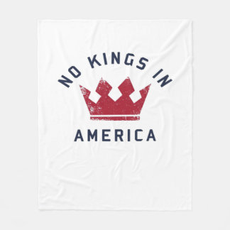 Geen Koningen In Amerika Anti-Fascisme USA Klassie Fleece Deken