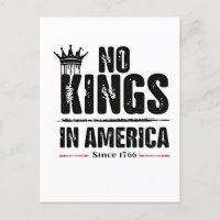 Geen koningen in Amerika anti-Trump Amerikaans pat