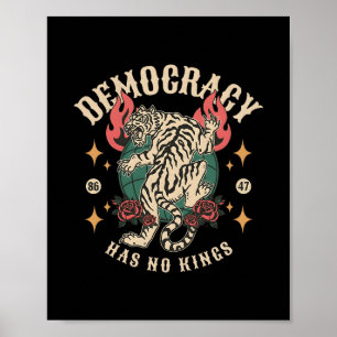 Geen Koningen In Amerika Anti Trump Feministische Poster