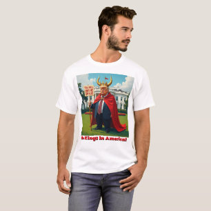 Geen koningen in Amerika anti-Trump T-shirt