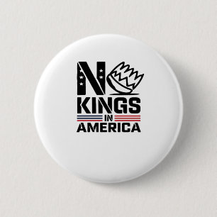 Geen Koningen In Amerika Baby Creatieve Stijl Ronde Button 5,7 Cm