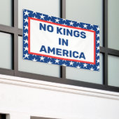 Geen koningen in Amerika Banner (Buitenkant Gebouw)