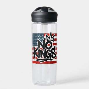 Geen koningen in Amerika behalve democratie die ik Waterfles