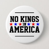 Geen koningen in Amerika Button (Voorkant)