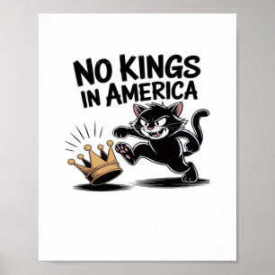 Geen Koningen In Amerika Classic Bold Casual Poster