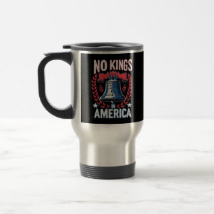 Geen Koningen In Amerika Design Klassieke Artistie Reisbeker