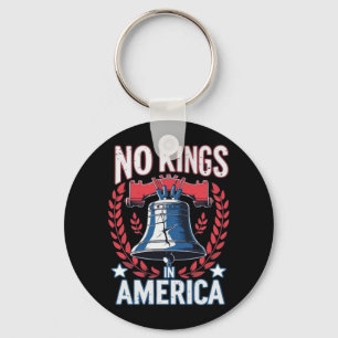 Geen Koningen In Amerika Design Klassieke Artistie Sleutelhanger