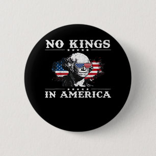 Geen Koningen In Amerika Doge Klassieke Grappige M Ronde Button 5,7 Cm