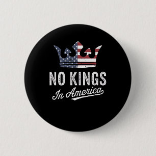 Geen koningen in Amerika - Elon Musk - Donald Ronde Button 5,7 Cm
