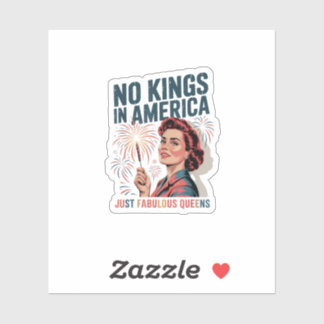 Geen Koningen In Amerika Fabulous Queens Pride 202 Sticker