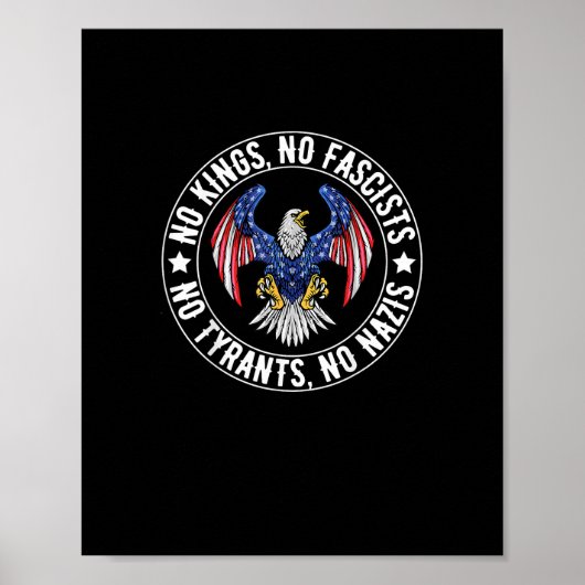 Geen Koningen In Amerika Geen Fascisten Wij Het Vo Poster (Voorkant)