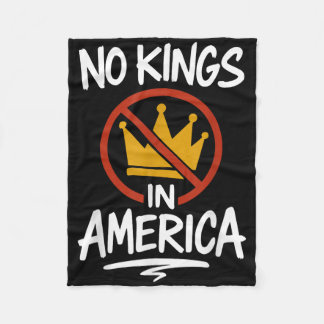 Geen koningen in Amerika, geen kroon Fleece Deken