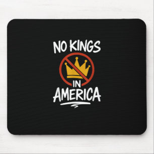 Geen Koningen In Amerika Geen Kroon Minimal Clean Muismat