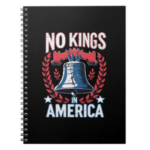 Geen Koningen In Amerika Klassiek Artistiek Grafis Notitieboek