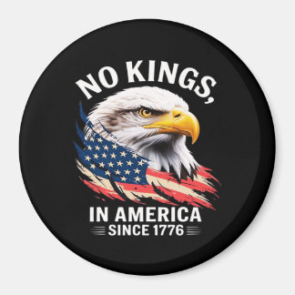 Geen Koningen In Amerika Klassiek Retro Grafisch O Magneet
