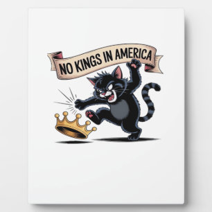 Geen Koningen In Amerika Klassieke Creatieve Stijl Fotoplaat