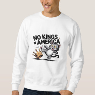 Geen Koningen In Amerika Klassieke Retro Grafiek Trui