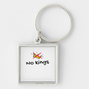 Geen Koningen In Amerika Klassieke Retro Stijl Sleutelhanger