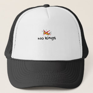 Geen Koningen In Amerika Klassieke Retro Stijl Trucker Pet