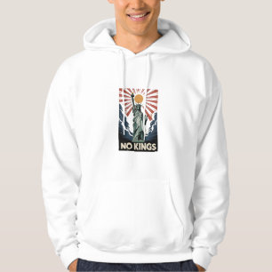 Geen koningen in Amerika Liberity Status USA Democ Hoodie