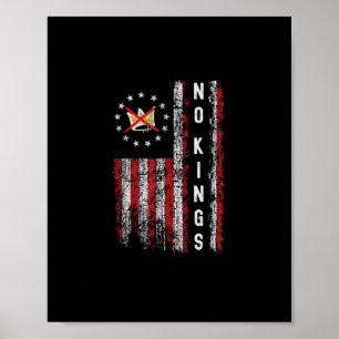 Geen Koningen In Amerika Minimal Clean Poster